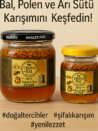 Doğal Enerji Deposu Bal&polen&arısütü Karışımı Mix 180