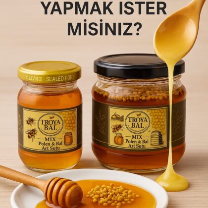 Doğal Enerji Deposu Bal&polen&arısütü Karışımı Mix 180
