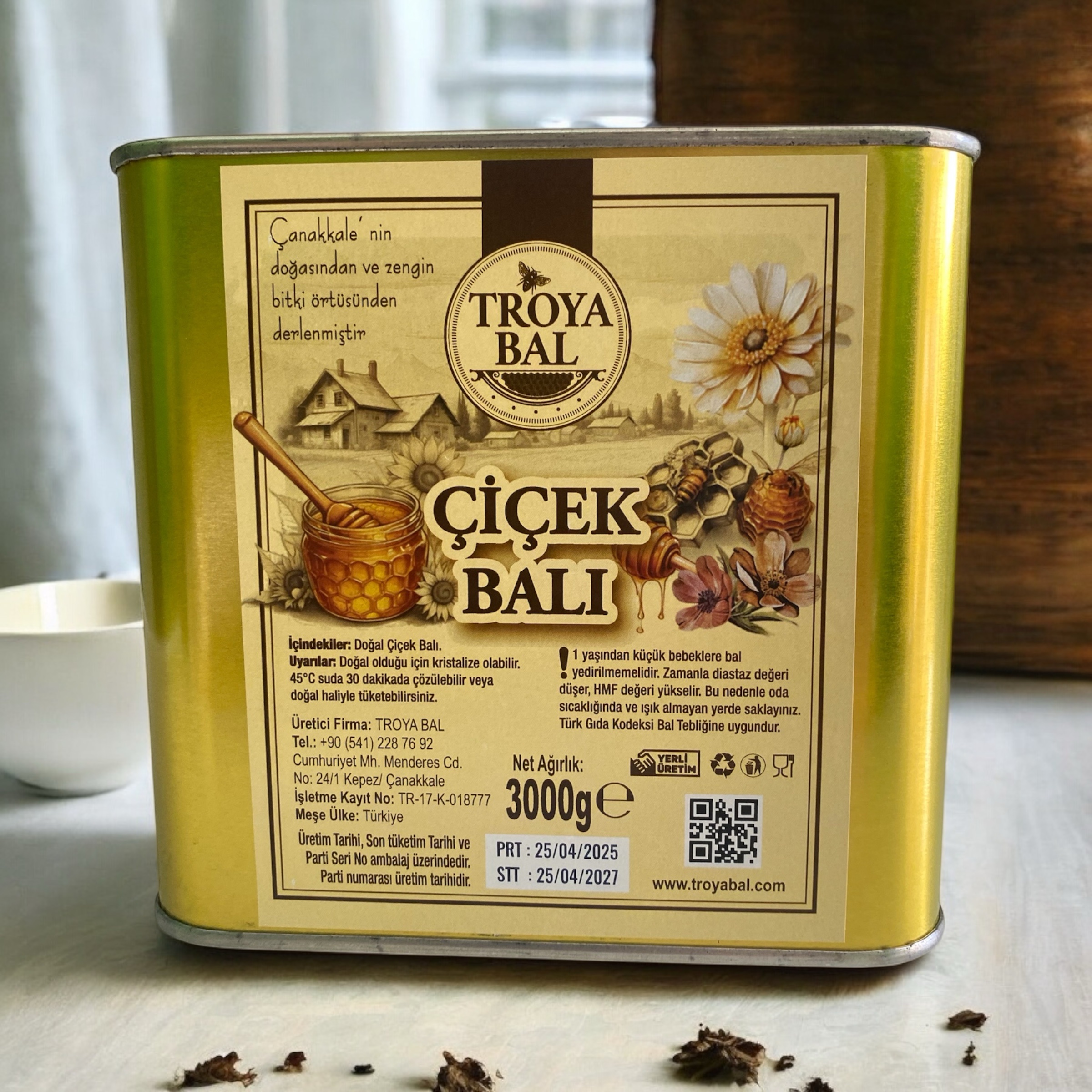 Çiçek Balı 3.000gr Çok Al Az Öde