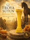 Troya büyük sütun balmumu mum 