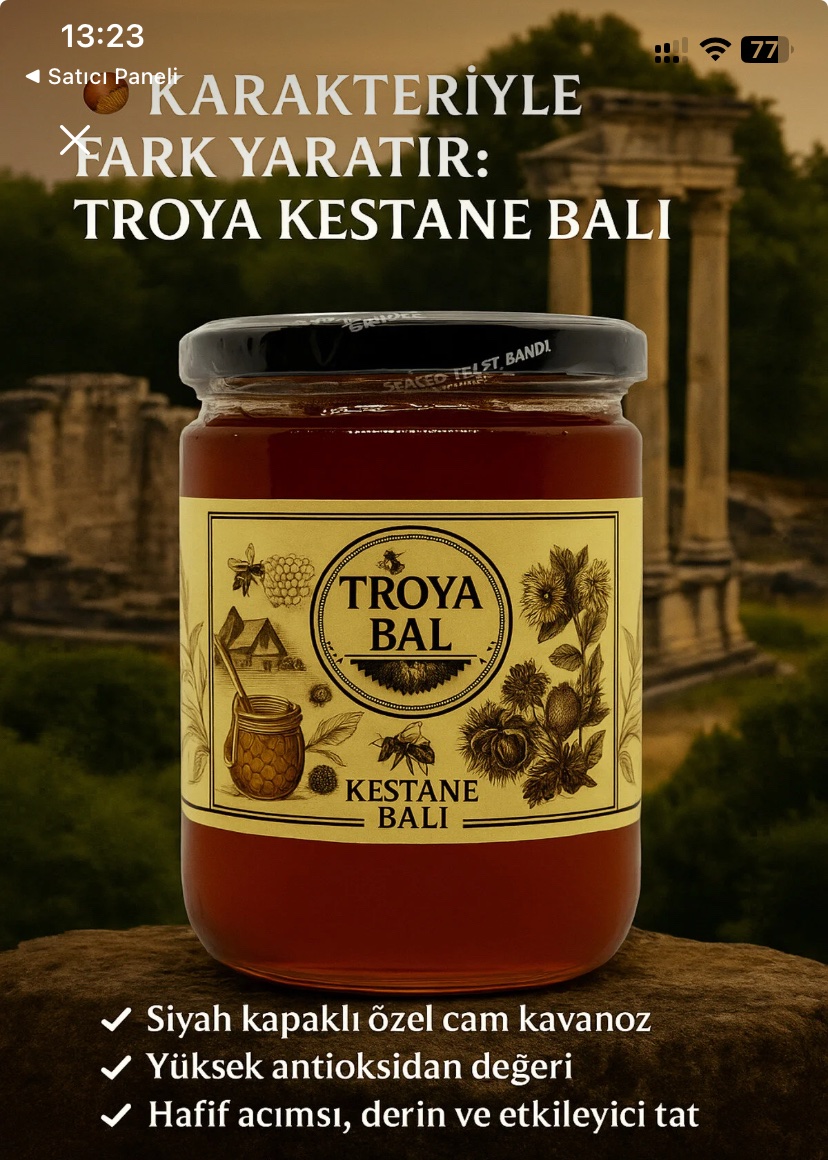 Troya Kestane Balı 850 gr